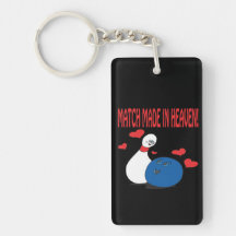 Match Made In Heaven 1 Rectangular Acrylic Key Chain