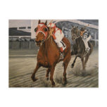 Match Race – Seabiscuit vs. War Admiral Painting Postcard