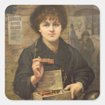 Match Vendor Square Stickers