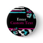 Matching Butterfly Animal Print Buttons