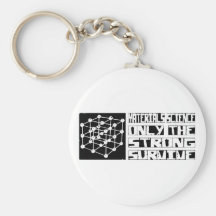 Materials Science Survive Key Chain