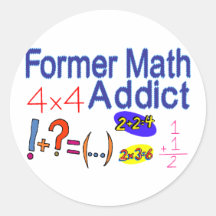 Math Addict Sticker