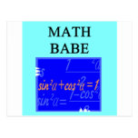 MATH BABE POST CARD