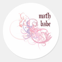 Math Babe Sticker