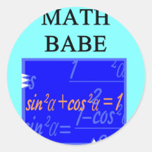 MATH BABE STICKERS