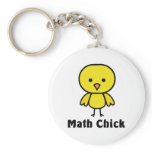 Math Chick keychains
