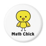 Math Chick magnets