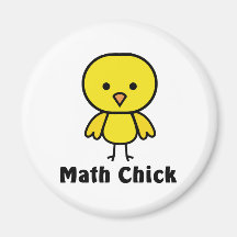 Math Chick Magnets