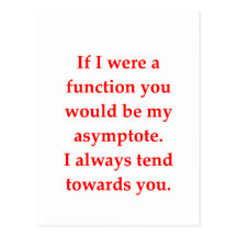 math geek love pick up line post cards