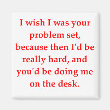 math geek love pick up line refrigerator magnet