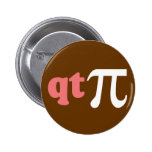 Math Humour - Cute Tee Pi Pin
