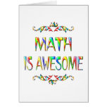 Math is Awesome Greeting Cards