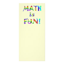 Math is Fun Personalised Rack Card