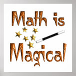 Math is Magical Poster posters