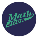 Math Jock Green stickers