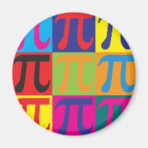 Math Pop Art Fridge Magnets
