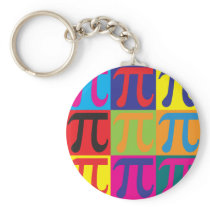 Math Pop Art Keychain