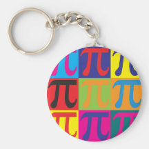 Math Pop Art Keychain