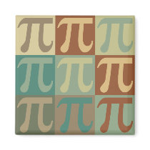 Math Pop Art Refrigerator Magnets