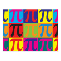 Math Pop Art Postcards