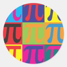 Math Pop Art Sticker