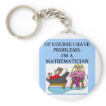 MATH psychology joke keychains