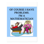 MATH psychology joke Postcard