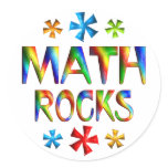 MATH ROCKS ROUND STICKER