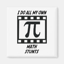 Math Stunts Fridge Magnet