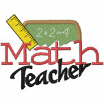 Math Teacher embroidered shirts