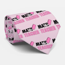 Math Teacher Tie