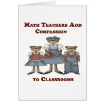 Math Teachers Add Compassion to Classrooms Cards