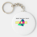 Math Teachers Rock! Key Chains