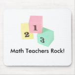 Math Teachers Rock! mousepad