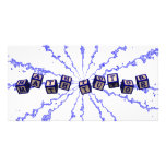 Math Tutor toy blocks in blue photo cards