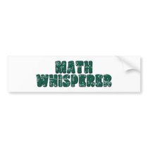 Math Whisperer Bumper Stickers