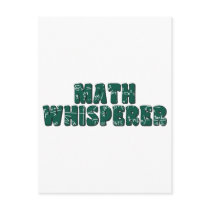 Math Whisperer Post Card