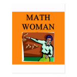 MATH WOMAN POST CARDS