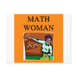 MATH WOMAN postcards