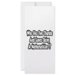 Mathematician Joke...Two Thumbs rack cards