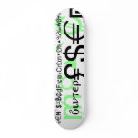 Mathematics and Dollar Signs by WinterBoards skateboards