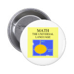 mathematics rules pinback button