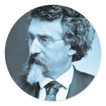 Mathew B. Brady - Famous Civil War Photographer Round Sticker