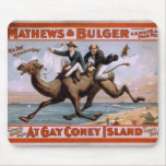 Mathews & Bulger, 'At Gay Coney Island' Vintage Th Mousepad