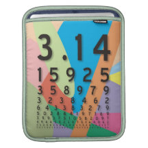 Maths: the colourful mathematical constant of Pi Sleeve For iPads