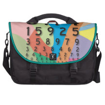 Maths: the colourful mathematical constant of Pi Laptop Commuter Bag