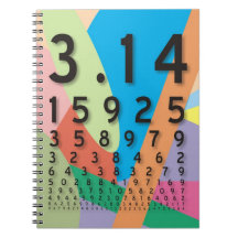 Maths: the colourful mathematical constant of Pi Note Books