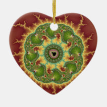 Matilda21a - Fractal Art Christmas Tree Ornaments