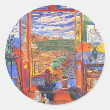 Matisse Collioure Round Stickers