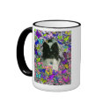 Matisse in Butterflies II - White & Black Papillon mugs